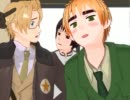 【APヘタリアMMD】パブった眉を持て余す爺とHERO