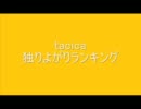 tacica 独りよがりランキング