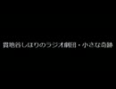 小さな奇跡　20091109-12