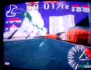 リッジレーサー　初級のファイナルラップでタイムアタック