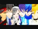 【MMD】男性ボカロ6人でマジLOVE1000%（裏舞台？）【ネタ注意】