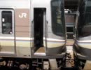 【またか！】  乗務員室ドアが全開の223系新快速　＠京都駅
