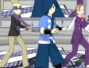 【MMD】HGSSの3人がSMOKY THRILL【ポケモン】