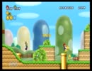 【ｱｸｼｮﾝ苦手な人達が】wii スーパーマリオブラザーズ【苦しんでみた
