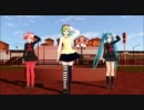 【MMD】『プラチナ』-shin'in future Mix-【ままま式GUMI、Lat式ミク＆テトで】