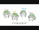 【V3 Megpoid】　どの私が好き？　【トークロイド】