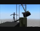 ロボットが冒険する短いアニメーション