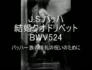 J.S.バッハ 結婚クオドリベッドBWV524 歌ってみた。（Bach:HochzeitsQuodlibet）