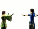 【MMD】日輪と弦月でリスキーゲーム【戦国BASARA】