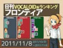 日刊VOCALOID系ランキング フロンティア 2011/11/8
