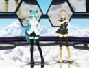 【MMD】ハッピーシンセサイザ「ポニテルカ＆Latミクポニテ」【HD修正版】