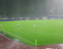 雨の日のサッカー観戦