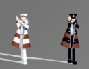 【MMD】サ.ブマ.スにB.ad Ap.ple!!を踊ってもらう動画