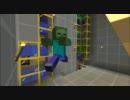 【Minecraft】ゾンビを眺めてみた