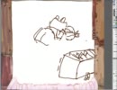 よすどんお絵かきＲ　東方　葉っぱ作業３