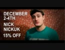 【アゴジン】Nick Pitera Tシャツ発売のお知らせ