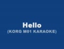 Hello (KORG M01 KARAOKE)