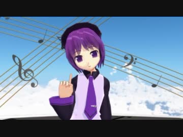 【MMD】デフォ子「WAVEFILE」【UTAUカバー】