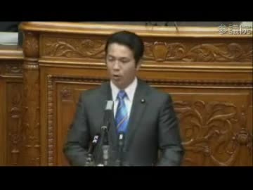 12.09参議院本会議一川防相問責決議賛成討論、宇都隆史議員（自民）