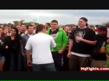 ストリートファイト1３　しばかれる酔っ払い