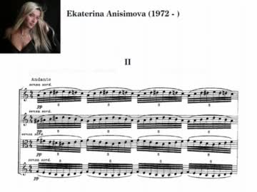 E.Anisimova - Strings Qurtet No.1: 2nd mvt.