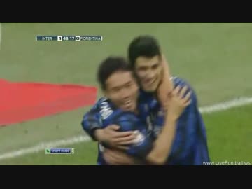 長友佑都 フィオレンティーナ戦で今季初ゴール！