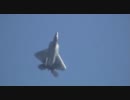 F-22 ラプター　エアショーでのデモフライト