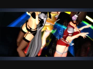 【MikuMIkuDance】えと式そにコス改造モデルで変則腰振り【HD・60fps】