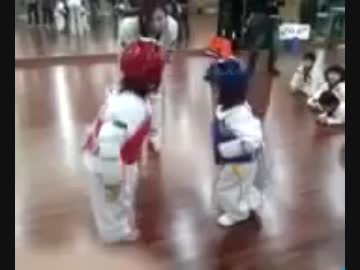 【戦ってみた？】子供の格闘技の試合が可愛すぎるｗ【踊ってみた？】