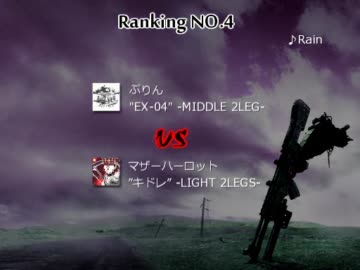 【ACfA】両ハード合同怠慢観戦：～4位【アーマードコア】