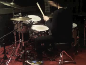 【初音ミク】「ブラック★ロックシューター」叩いてみた