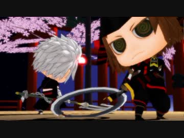 【戦国BASARA】ちび瀬戸内が凛として剣舞してみた。【MMD】