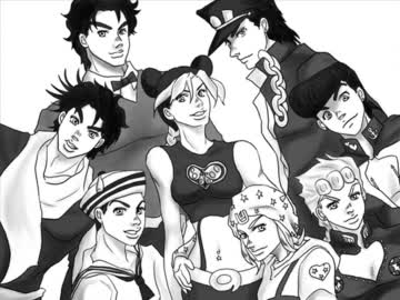 【手描きジョジョ】最/後/の/歌