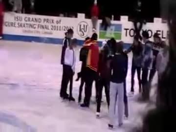 2011 GPF EX 練習風景　高橋大輔中心