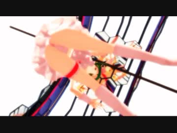 MMD ひっそりとGUMIさんのポールダンス　ままま式GUMI