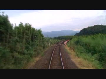 【前面展望】人吉ー肥後西村【くま川鉄道Vol.1】