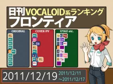 日刊VOCALOID系ランキング フロンティア 2011/12/19