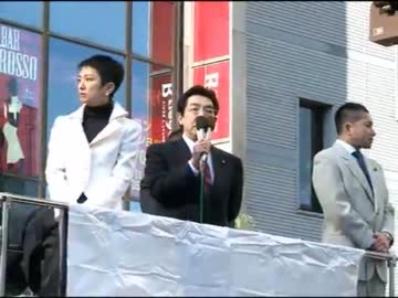 野田総理、金正日死去を受け街頭演説を中止。演説予定場所の様子