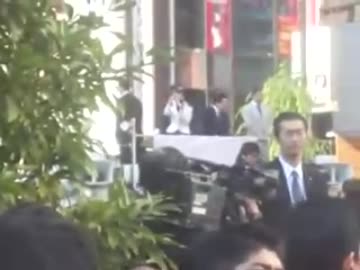 12.19野田首相演説会（1/3）　（逃げた野田！）