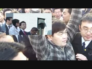 12月19日新橋駅前民主党街宣裏表１【蓮舫特命大臣】