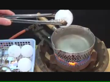 熱湯に氷とドライアイス　温度差１８０℃の実験