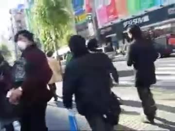 12/19 追われるマスコミ★ゴミコールされてたｗ【新橋】野田首相街頭演説