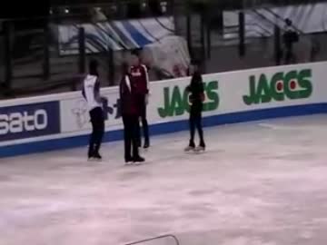 2011 GPF EX 練習風景　大ちゃんとPちゃん