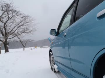 冬とシフトレバーの動画