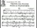 A.Rejcha - Trente six fugues pour le pianoforte, Op.36: XII & XXXII