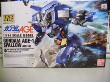 【ガンプラ】HGガンダムAGE-1スパローをパチ組み【作ってみた】