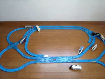 プラレールの魔改造車VSレギュラー車輌でチームバトル