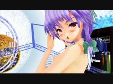 【MikuMikuDance】十六夜咲夜の生着替えをのぞき見【MMD-DMC3】