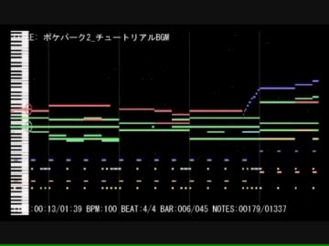 【MIDI】ポケパーク2BW　はじまりのとうげBGM【耳コピ】