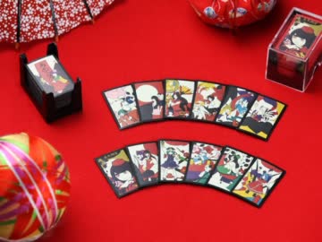 東方花札　十二ヶ月 東方花札十二ヶ月 花札48枚セット 東方Project FLIPFLOPs 霊夢